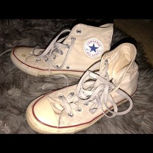 White high top converse